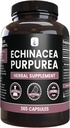 純粋な元のINGREDIENTSのEchinaceaのpurpurea (365のカプセル)マグネシウムか米の注入口無し、常に純粋、実験室は確認しました