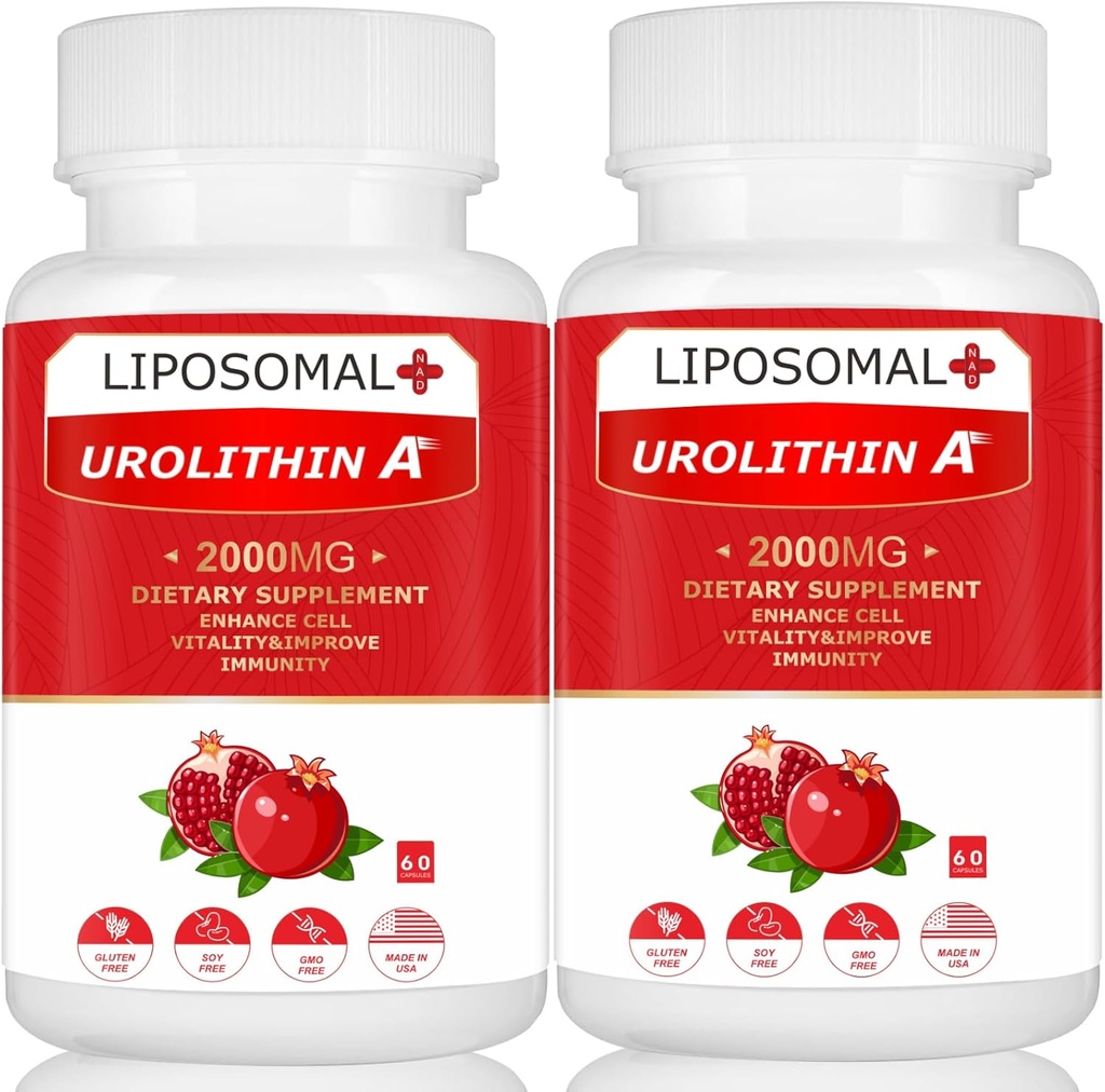 エネルギー120のカプセルのためのLiposomal Urolithin Aの補足2000MG