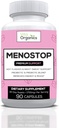MenoStop - ホットフラッシュと更年期障害サポート - ブラックコホッシュ、アッシュワガンダ、ドンキア、プレバイオティック、プロバイオティックブレンド - 30日の供給