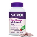NatrolのMelatonin 5mgの速い分解のタブレット、大人のための睡眠サポート補足、いちごの味、200のタブレット、200までの日の供給