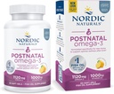 Nordic Naturals Postnatal Omega-3、レモン - 60 Soft Gel - 1120 Total Omega-3 + 1000 IU Vitamin D3 - 新しいママのためにフォーミュラ。 最適なウェルネス、ポジティブムード、健康的なメタボリズムをサポート - 30 サービング