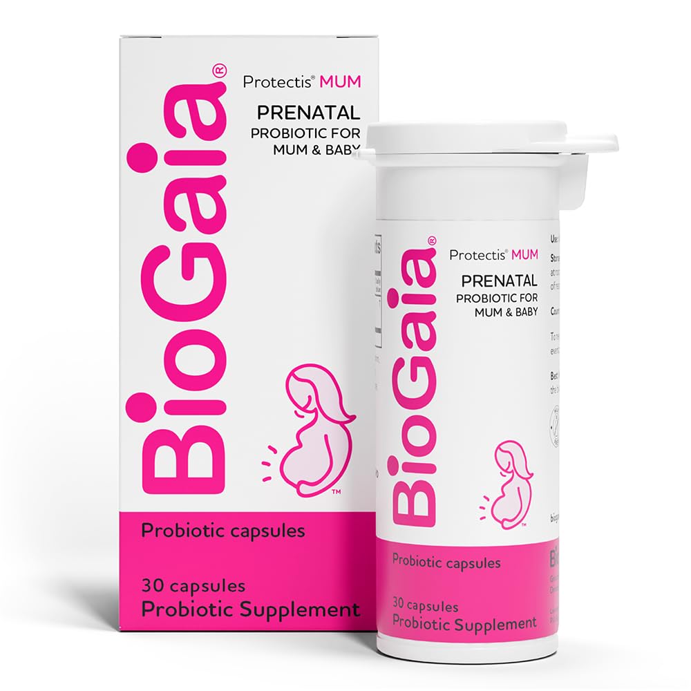 BioGaia Protectis Mum | 胎児のプロバイオティクス | 乳幼児の育て方・免疫システム | 乳母の免疫防御を強化し、消化器の健康を促進 | 30 カウント