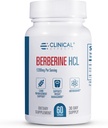 臨床効果 Berberine HCL - 純粋な Berberine 1200mg - 肝臓サポート - ビーガンサプリメント - 60 Veggie カプセル - 米国製