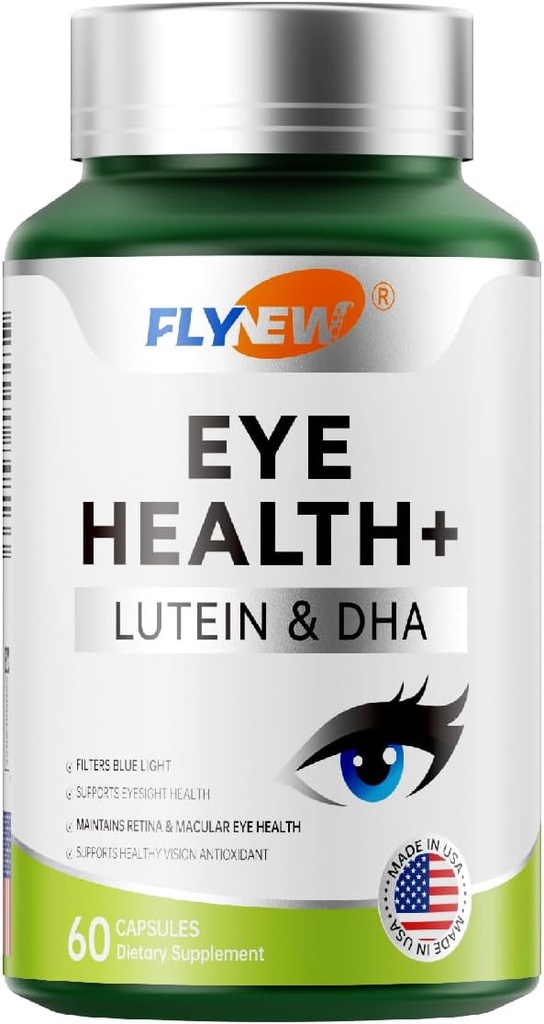 眼の健康の補足、Lutein& DHA、Anthocyaninの豊富なブルーベリーのエキス、Marigoldの花のエキスからのゼアキサンチンの目の心配■米国60のカプセルの作られる