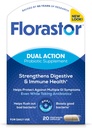 Florastor Probiotics for Digestive & Immune Health, 20 Capsules, Probiotics for Women & Men, 1 Probiotic Worldwide, Flush Out Bad Bacteria & Boost The Good with Our Strain Saccharomyces boulardii