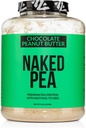 NAKED Pea - 米国とカナダの農場、有機ココア、有機ココナッツシュガーからチョコレートピーナッツバタープロテイン - GMOなし、大豆なし、グルテンフリー、エイドの成長と回復 - 52 サービング