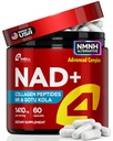 NADプラスサプリメント1400mg - NMNHサプリメント代替サポートニコチンアミドリボシドとGotu Kola、コラージュ - 強力なNAD + エネルギー、皮及び認知、60の帽子のための方式