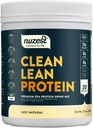 Nuzest - Pea Protein Powder - Clean Lean Protein, Premium Vegan Plant Based Protein Powder, Dairy Free, Gluten Free, GMO Free, Protein Shake, Just Natural (UNFLAVORED), 20 Servings, 1.1 lb