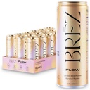 BREZ FLOWのライオンのマネのきのこの飲み物、18パック、非注入された、アダプトゲン、緩和、上昇および社会、スパークリングレモンエルダーフラワートニック12 Fl oz