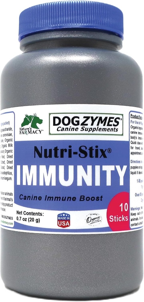 DOGZYMES 10の計算Nutri-Stixペット栄養の補足