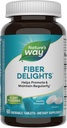 Nature's Way Fiber Delights Daily Fiber for Regularity*, Vanilla Flavored, 60 Chewable Tablets