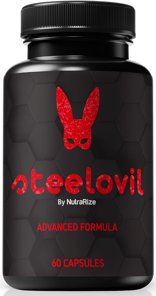 人のためのSteelovilのカプセル、広範囲サポートのための公式のSteelovilの丸薬、エネルギーおよび全面的な健康を支えるすべての自然な男性の補足、鋼鉄ovilのパスタの検討(60のカプセル)