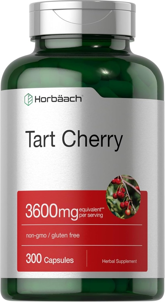 ホアハチタルトチェリーエキスカプセル | 3600mg | 300Pills | Non-GMO、グルテンフリー | 伝統ハーブサプリメント