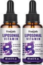 Liposomal Vitamin B Complex Liquid Sublingual B Complex Vitamins Supplement for Women Men Improved Absorption Methylated B12,B1, B2, B3, B5, B6,Folate,Biotin for Energy and Immune Support-4.0 oz
