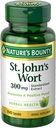 Nature's Bounty St. John's Wort 300mgカプセル、Harbal Healthサプリメント、陽性気分を促進し、100カプセル