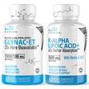 Nature's Fusions GlyNAC-ET(60カプセル) - Rアルファリポ酸600mg(60カプセル) - アンチエイジングバンドル