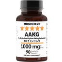MONOHERB AAKG - L-アルギニンアルファケトグルタレート - 1000mg - 90ベジタリアンカプセル