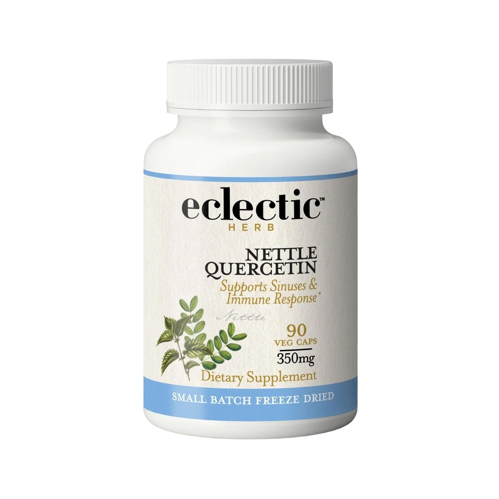 Eclectic Herb - Nettle Quercetin カプセル | Non-GMO, ヴィーガン | 90 CT