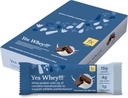 Fx Yes Whey Bar - 15g 乳白色プロテインバー マッスル、エネルギー、ピーク性能をサポート - 1g 砂糖 + 4g 純炭水化物 - 大豆フリー チョコレート オアット ミルク クリスプ フレーバー プロテイン スナック(12バー)