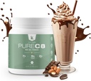 チームKeto C8 MCT オイルパウダー - チョコレートヘーゼルナッツKetogenic MCTコーヒークリーマー - ビーガンフレンドリー、グルテンフリー&GMP準拠で作られた、FDA登録施設 - コーヒーティー&プロテインシェイク270gでパーフェクト