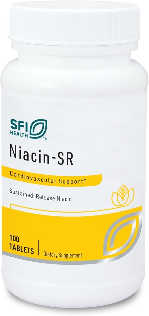 Klaire ラボ SFI 健康 Niacin-SR - 500 ミリグラム 持続的なリリース エッセンシャル ビタミン B3 フラッシュ、調節可能な線量及び Hypoallergenic を避けるのに役立ちます (100 得られたタブレット)