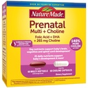 自然はプレナタールのビタミンのSoftgelsを+コリンのカプセル、葉酸+ DHA +コリン、女性のための60の前菜のビタミン、60コリンはカプセル、60日の供給を補います