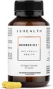 JSHealthビタミンBerberine +フォーミュラ - メタボリック健康のためのBerberineサプリメント - ビーガン、グルテンフリー&非GMO。 (60錠)