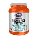 NOW Foods Sports Nutrition、Sprouted Brown Rice Protein、80% Protein、Unflavored Powder、2ポンド