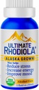 Ultimate Rhodiola®、Alaska Grown、アルコールフリー、認定オーガニック、Rhodiola rosea Tincture、CO2抽出、ストレスを軽減、エネルギーと気分を改善、適応性、向知性、3rdパーティテスト