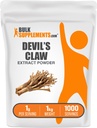BulkSupplements.com Devilの爪エキスパウダー - Devilの爪根、ハーブサプリメント - 完全菜食主義者&グルテンフリー、1g /サービング、1kg(2.2ポンド)(1パック)