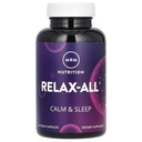 MRM Nutrition Relax-All® | より良い眠りのための栄養補助食品 | GABA、L-テアニン&アシュワガンダ | ドラッグフリー、ノンハビットフォーミング | 非GMO | ビーガン + グルテンフリー | 15 サービング