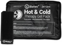 Ice Pack for Hot & Cold Therapy Gel Pack - Hot & Cold Relief, Reusable, Freezable & Microwaveable, Pain & Muscle Soreness, Arm, Leg, Knee, Shoulder, Back Pain Relief, Compression Pack & Strap