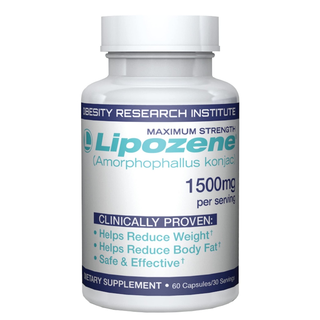 Lipozene の食事療法の丸薬-減量の補足-食欲抑制剤- 30 のサービングのための 60 のカプセルの 1 本のびん-カフェイン無し