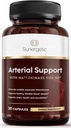 動脈サポートのためのSunergetic Premium Nattokinaseの補足- Nattokinase 2000 FU (NSK-SD) Pycnogenol、Pomegranate及びビート-動脈の健康、中心及び血の容器-30のカプセルのための100mg Nattokinase