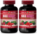 脳と記憶力ブースト - Goji Berry - 自然ANTIOXIDANT複合体、免疫サポート、Noniサプリメントピル、マンゴスチンエキス、アニベリー、スーパーフルーツコンプレックス、エネルギーブースター、2ボトル120キャップ