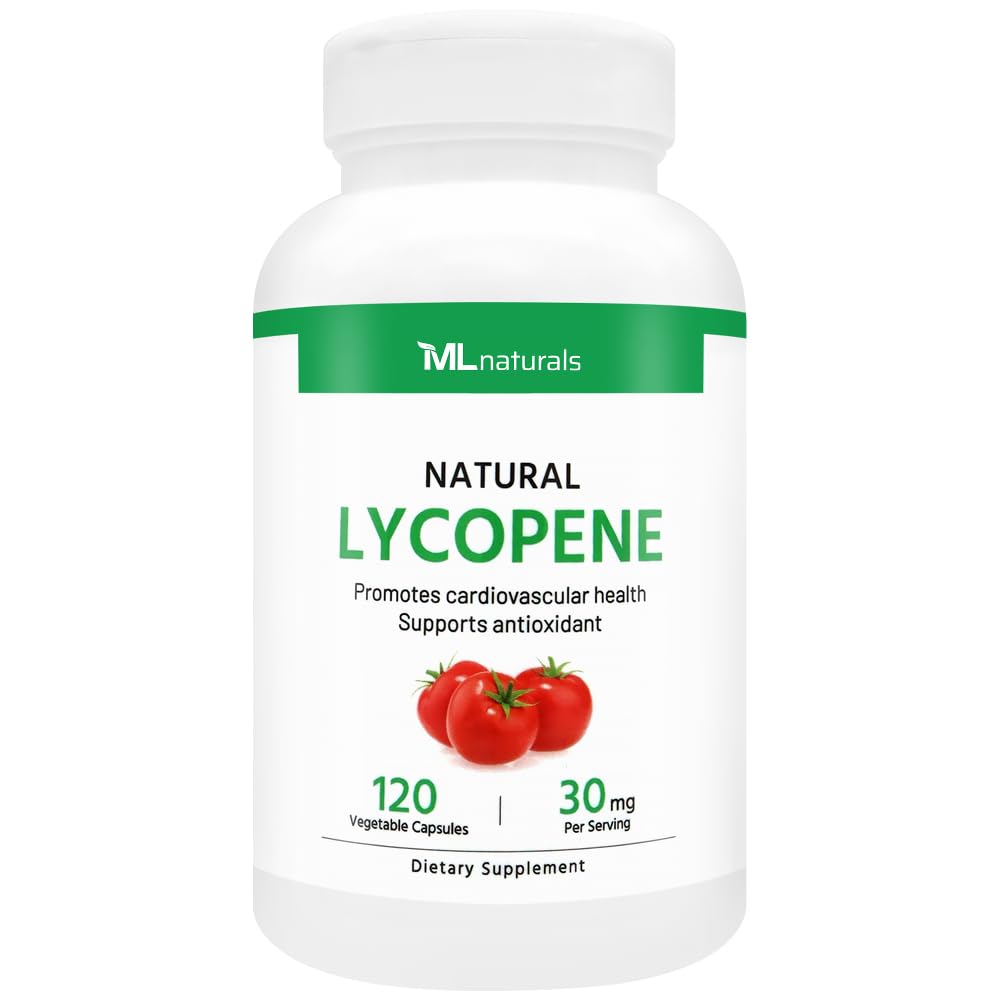 MLナチュラルナチュラルナチュラルLycopene 30mg 120野菜カプセル。 酸化防止及び免疫サポート、心血管の健康及び前立腺の健康、NSF-Certified及びcGMP迎合的、テストされる第三者の実験室