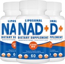 2200mg 口腔 NAD+ 補足、細胞エネルギー、老化の擁護者、180のカプセルのためのNADの補足