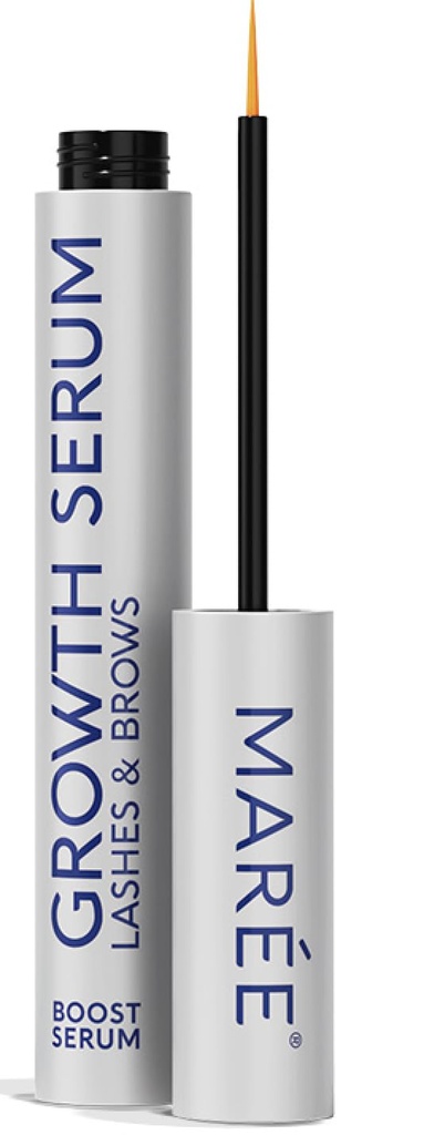 MAREE Eyelash Primer for Eyelash Growth - Advanced Eyelash Primer to Grow Lashes & Brows - Hyaluronic Acid, Biotin, Peptides & Vitamins for Thicker, Longer Eyelashes and Eyebrows - Suero de Pestañas