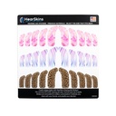 Hearing Aid Stickers Skins, Fits BTE and RIC Hearing Aid Sizes Universally Designed - Endless Customization! Choose from Several and Amplify Your Identity! (Marble)