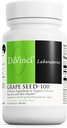 DAVINCI Labs Grape Seed-100 - 免疫システム、血管機能および健康な皮膚をサポートするための栄養補助食品* - 給餌ごとに100mgブドウ種子エキス - グルテンフリー - 90ベジタリアンカプセル