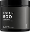 Toniiq の超高い純度 Fisetin 500mg - 98%+ 吸収のためのMCTオイルの高度に浄化された及びBioavailable Fisetinの補足-老化サポートのための第三者によってテストされるSenolyticの補足- 60のカプセル