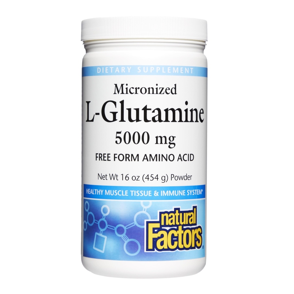 自然な要因によって Micronized L グルタミン 5,000 の mg の粉 - 容易な吸収の腸の健康サポート補足 - 粉のアミノ酸の補足は筋肉回復を支えます - 16 の oz (90 のサービング)