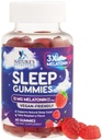 大人のための眠るガミー 余分な強さ - 12 mg の Melatonin の睡眠のガミー の補足、Vegewel、非 GMO のグルテンフリー、Gomitas のパラ ドーマー、60 のガミー