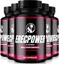 人のための(5パック)ErecPower、公式のErecPowerの丸薬、燃料エネルギーおよびサポートへの自然な男性の補足 全面的な健康、性能のためのErec力、見直し(300のカプセル)