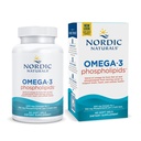 Nordic Naturals Omega-3 Phospholipids, Unflavored - 60 ソフトジェル - 500 mg Omega-3 & 350 mg リン脂質 - 心臓と脳の健康 - 小さく、簡単に飲みやすいソフトジェル - Non-GMO - 30 サービング