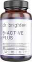 Dr. Brighten B-Active Plus - エネルギー、代謝、心臓の健康、改善された記憶のためのビーガンBビタミンサプリメント - 60カプセル