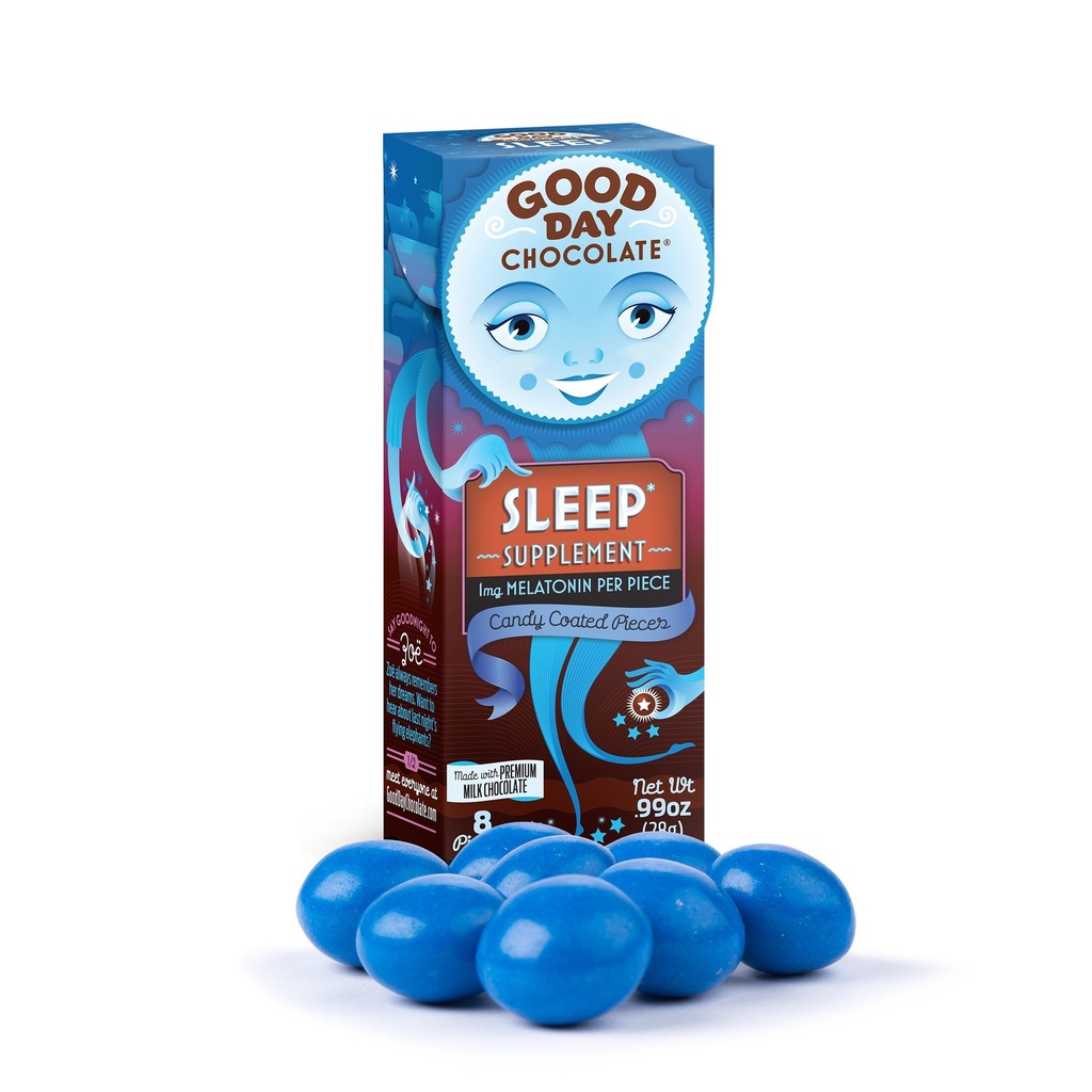 グッドデイチョコレートサプリメント睡眠チョコレート、0.99オンス