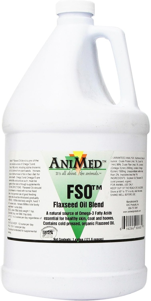ANIMEDブレンドフラックスシードオイル(1 Gal)...