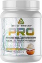 Core Nutritionals Pro Sustained Release Whey Protein Blend | 消化酵素配合 | 25g たんぱく質 2g カラブ | 充填剤 | 2ポンド(曇りバニラカップケーキ)