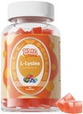 L-リジンガミー1000mg - 子供と大人のためのL-リジンサプリメント - 女性のためのリップとコールドソア*サポート - ビタミンB12のChewableリジンガミー - ビーガン、非GMO、グルテンフリー、60カウント